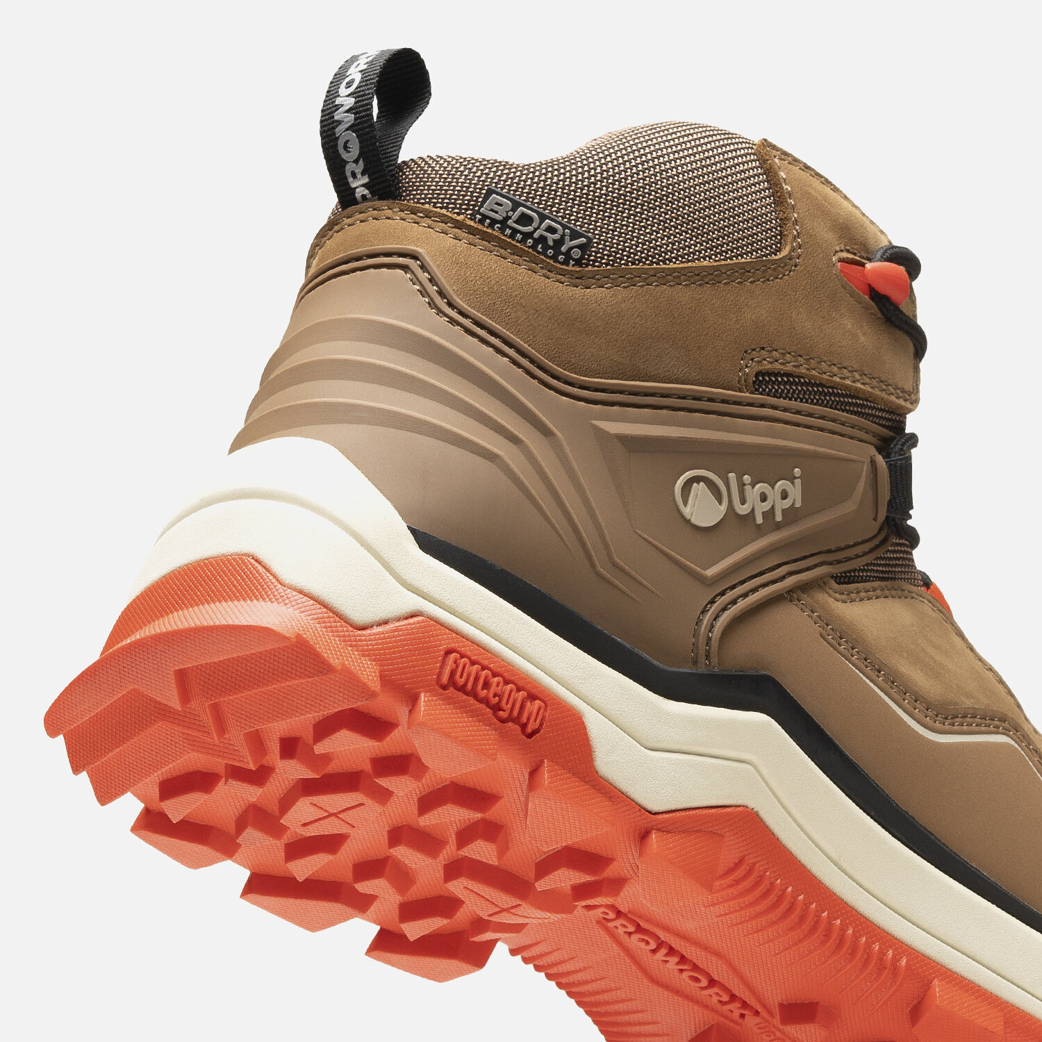 Zapato Seguridad Lippi Pro Work Mujer Atmos Mid Caf&eacute; Claro image number 3.0